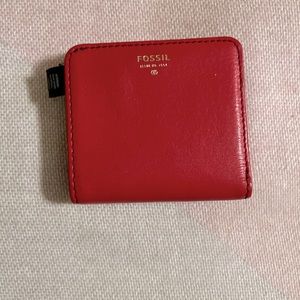 Fossil Red Wallet / Cardholder
